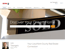 Tablet Screenshot of kentcountyhomefinder.com